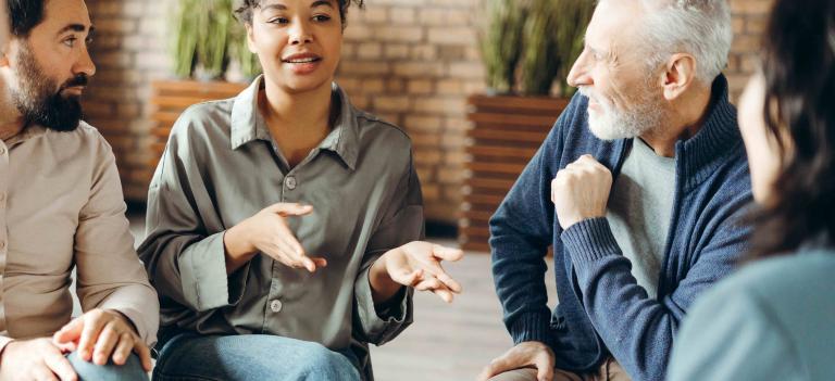 Learning group of diverse adults
