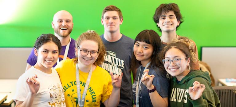 Group of math students