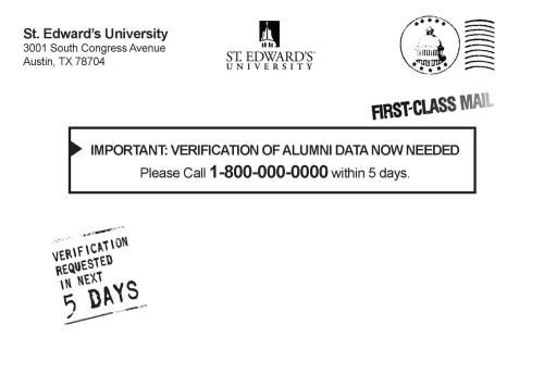 Postcard verification