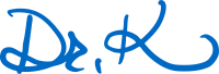 Dr. K's signature