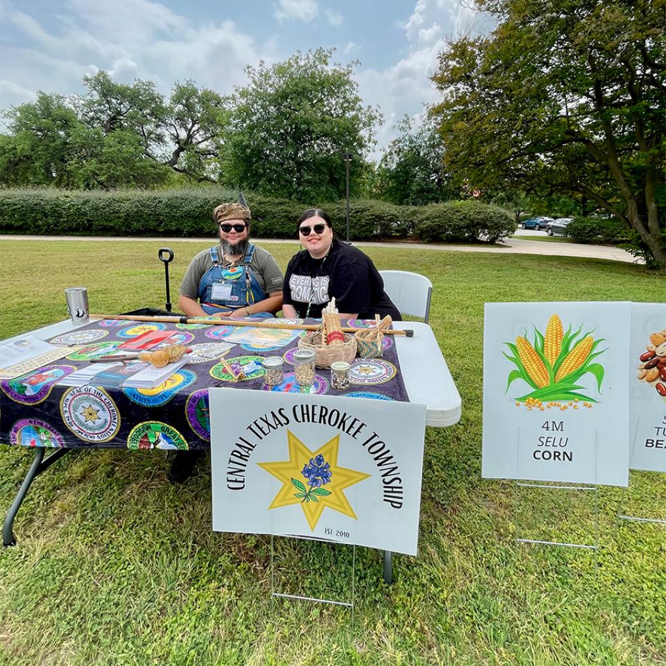 Central Texas Cherokee Township at Earth Day Fair 2025.