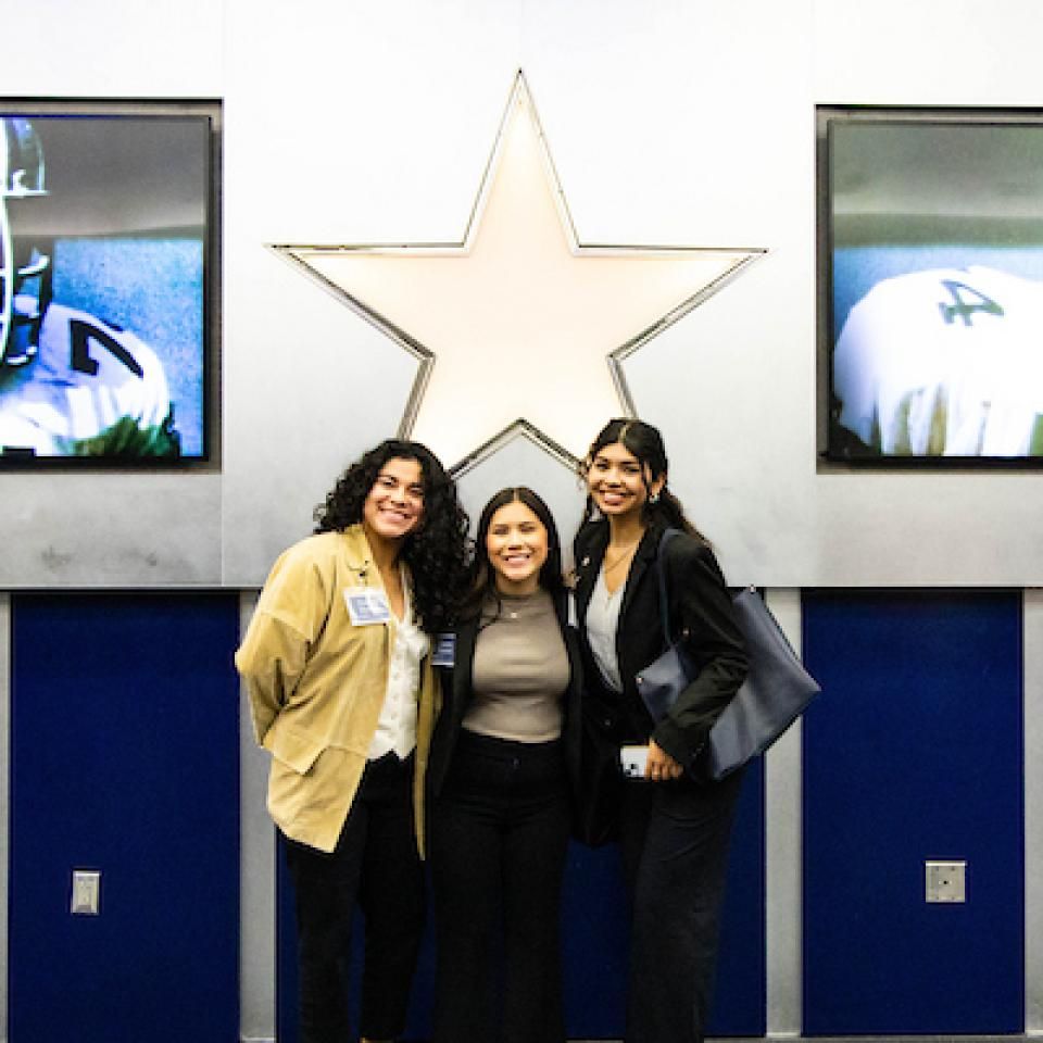 Students at Dallas Cowboys