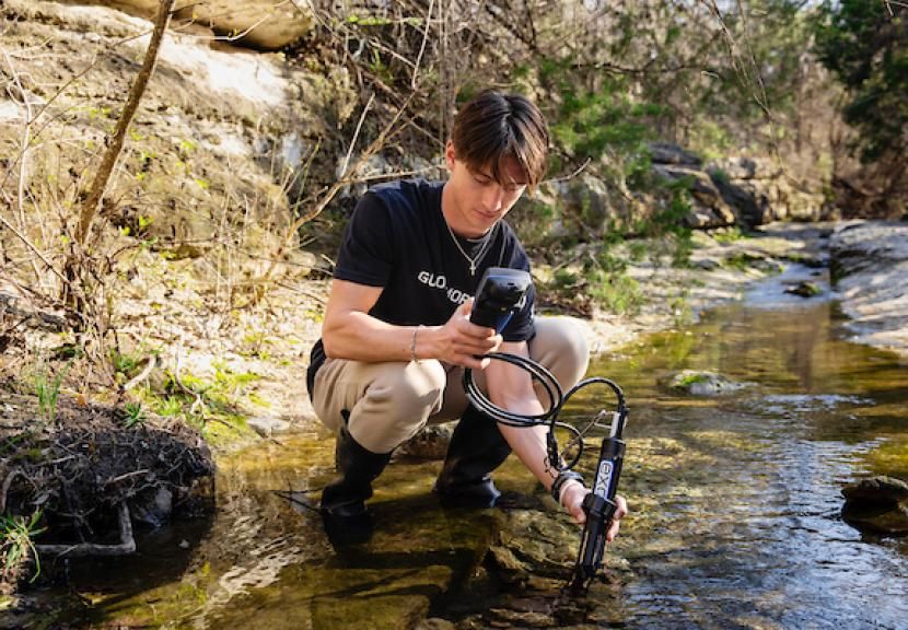 Biology Fieldwork Male Student