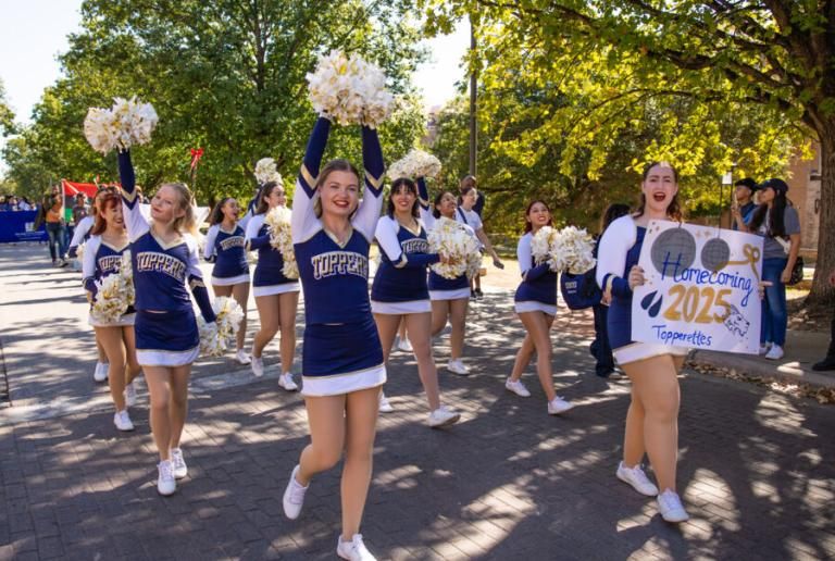Homecoming parade at St. Edward's