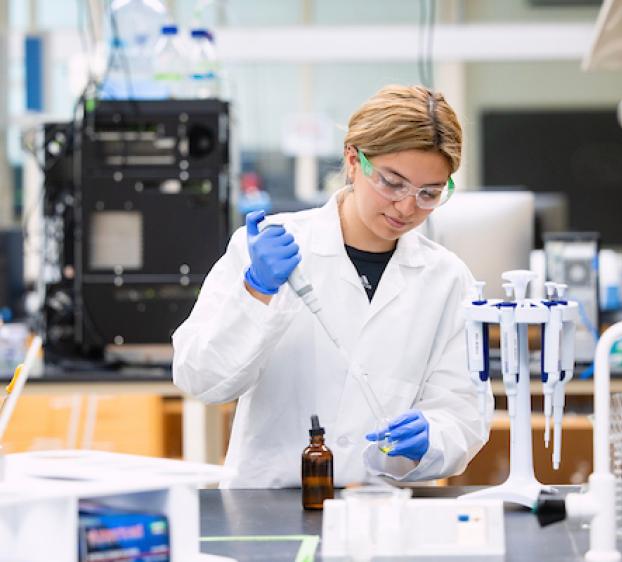 Female Chemistry Student