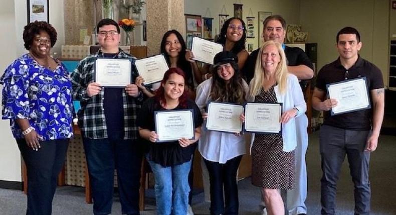 Social Work students at the Gardner Betts Juvenile Detention Center on South Congress Avenue.