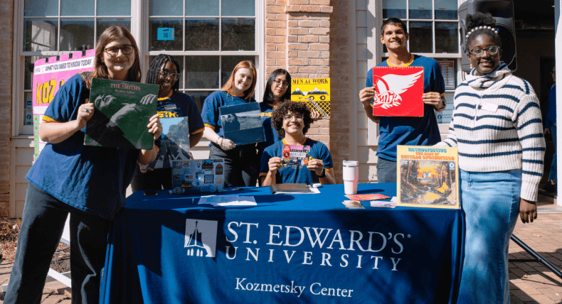 Kozmetsky Center Vinyl Event at Carriage House