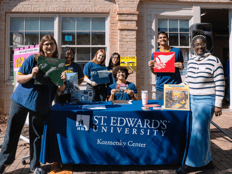 Kozmetsky Center Vinyl Event at Carriage House