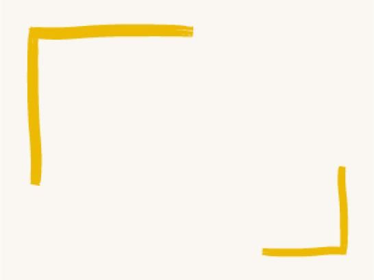 Visual showing the highlight frame graphic element in a gold color