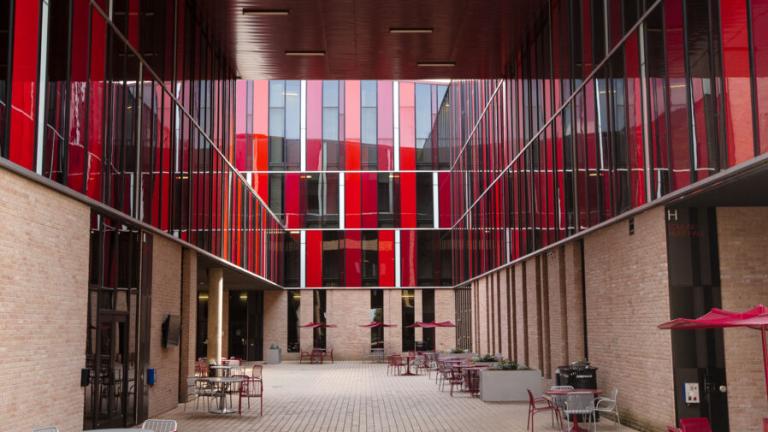 The Village: Edmund Hunt Hall, Le Mans Hall and Lady Bird Johnson Hall