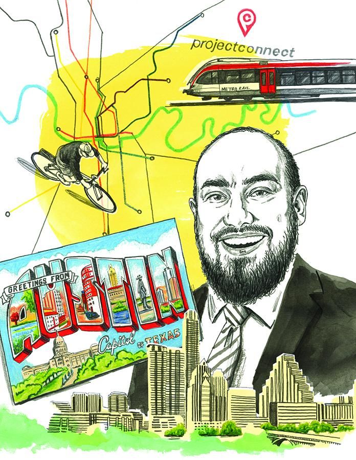 Eric Bustos portrait illustration.