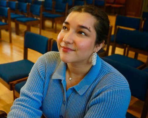 Calista Robledo '22 is earning her Masters in Divinity at Boston College.