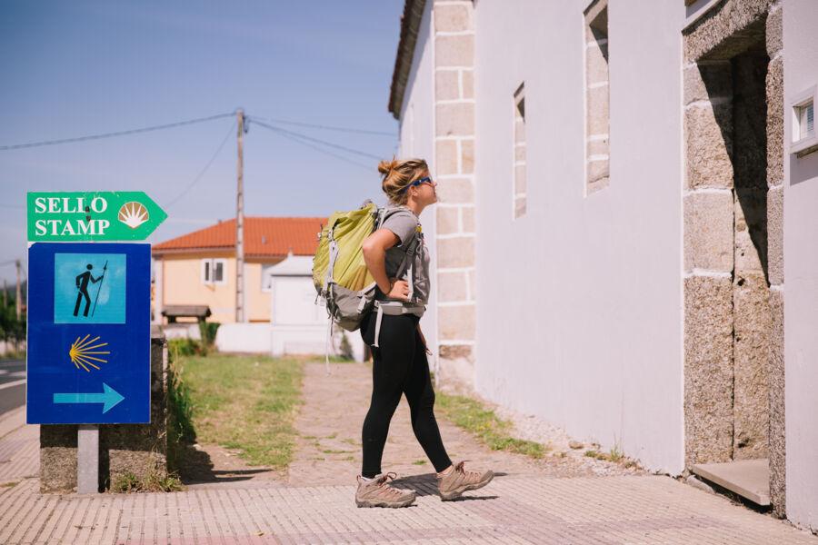 Hannah Thornby explores the trail in Spain