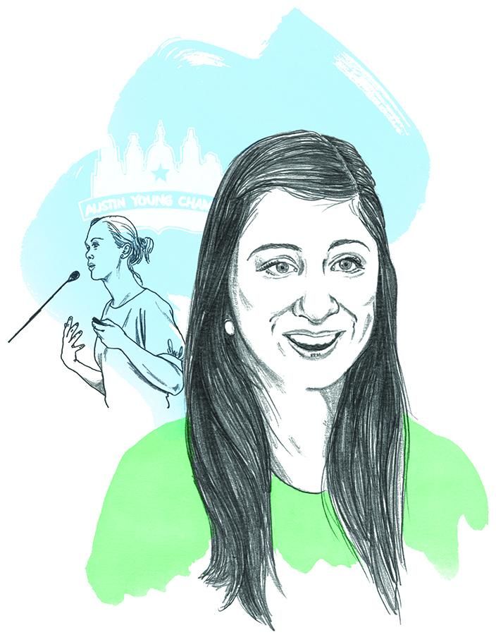 Alyssia Palacios-Woods portrait illustration.