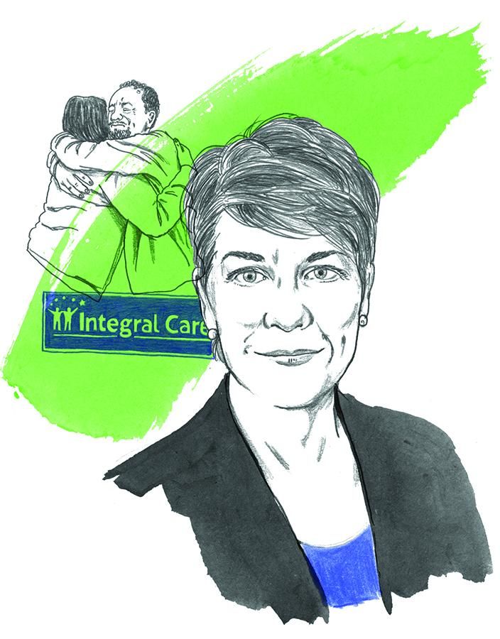 Ellen Richards portrait illustration.