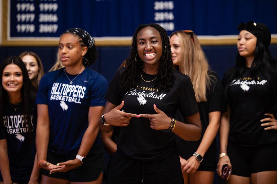 Student-athletes celebrate Anchors Weekend at St. Edward's.