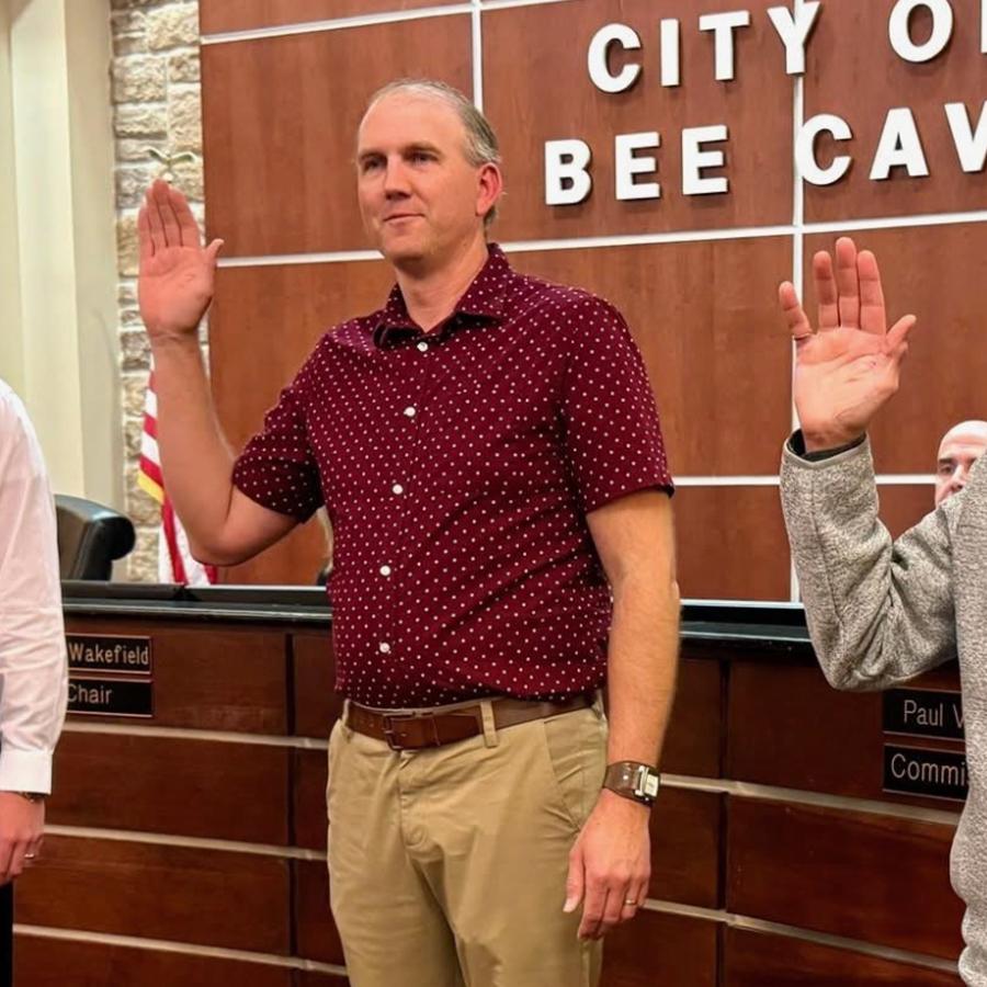 Paul Vickery appointed to the Bee Cave Planning & Zoning Commission, which provides guidance on land use and development to the Bee Cave City Council.
