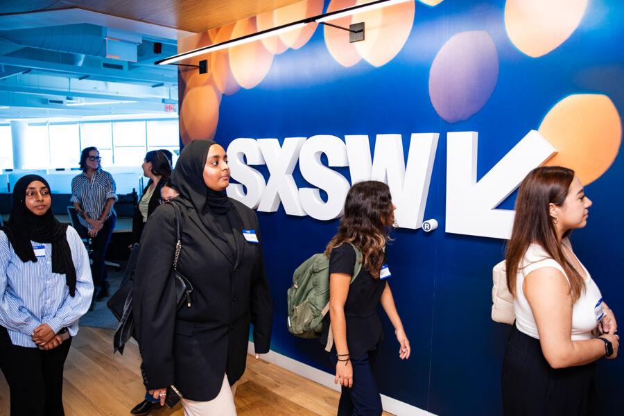 Students attend SXSW Career Trek visit.