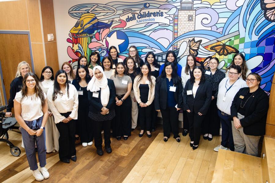 Students attend Dell Seton Career Trek.