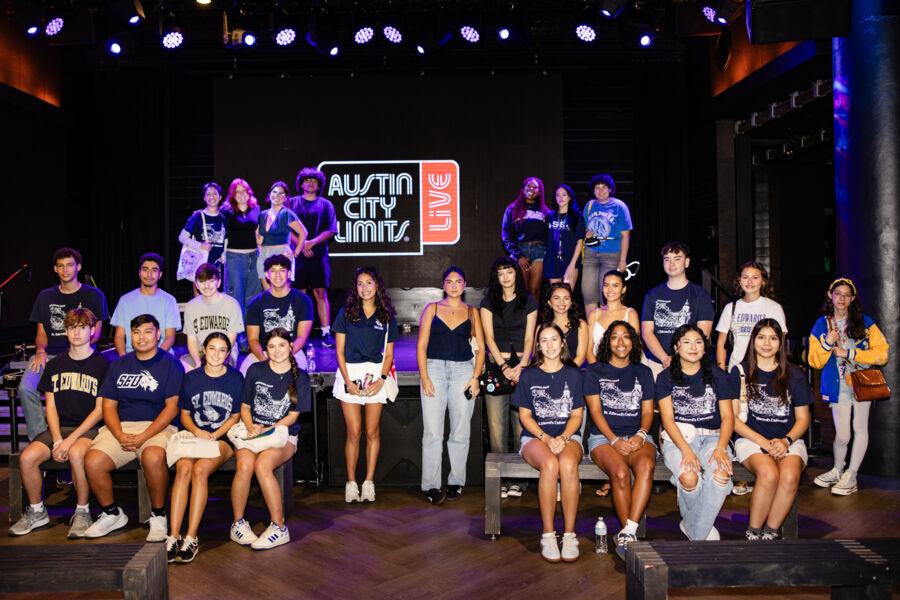 Students attend ACL Live Career Trek.