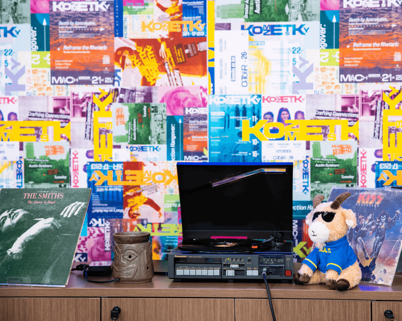 Kozmetsky Center Vinyl Event at Carriage House